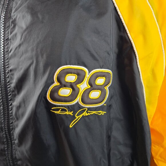 Winners Circle Dale Jarrett #88 Mens XXL Black Racing Jacket NASCAR Windbreaker - Picture 3 of 10